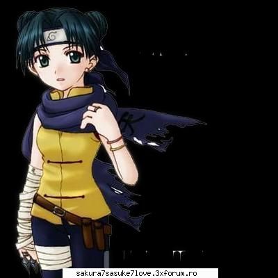 in echipa cu neji si lee. numele ei complet este chansiro tenten. este cea mai frumoasa si cea mai