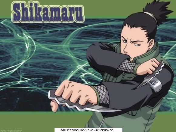 aici vorbim despre shikamaru si punem poze cu el shikamaru