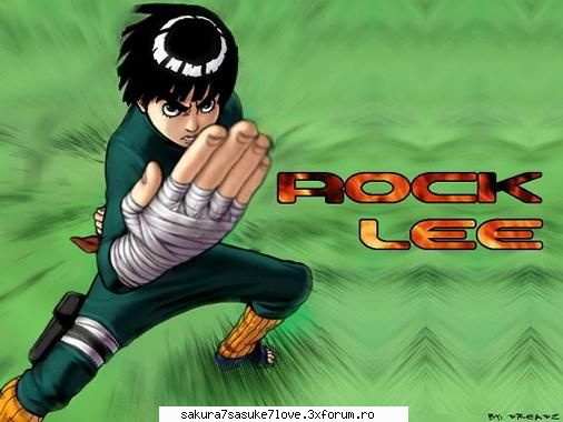 aici vorbim despre lee si punem poze cu el rock lee